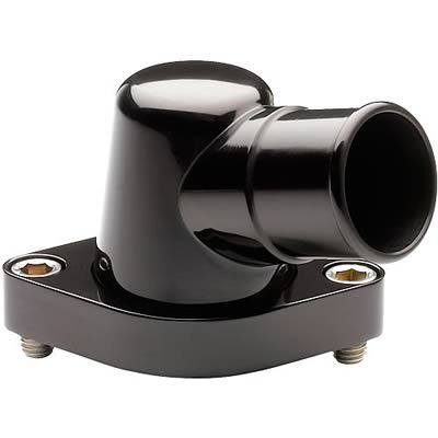 Billet Specialties BSBLK90320 Chev Bb/Sb Thermostat Housing Water Neck 15 Degree Black