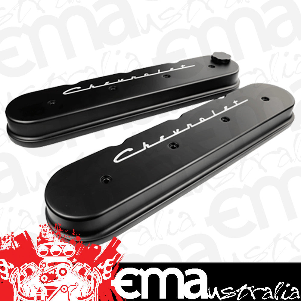 Billet Specialties BSBLK95423 Ls Chevrolet Script Black