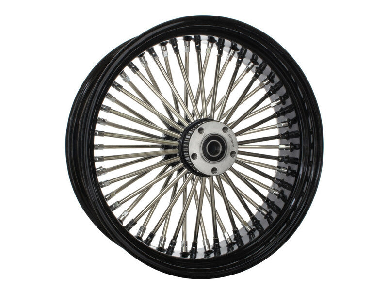 Attitude Inc ATT-37-519 Wheel Rear MaxSpoke Black/Chrome Spoke for Harley-Davidson 16 in. X 3.5 in 3/4'' Axle Each