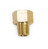 Proflow PFE379-08 Brass Union 1/8npt to 1/2unf Inverted Flare Fitting Suits Most 5/16 Hard Line Fuel Lines Transmission Cooler Pipes Each