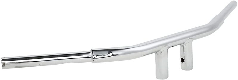 Attitude Inc ATT-XF161005-E-4 T Factor HandleBar 1-1/4 in. T-Bars 4" Rise Chrome For Harley Dyna Softail Sportster Fat Bob Custom