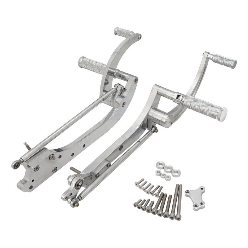 Attitude Inc ATT-RSHD-XG16P Forward Control Kit Polished 12 in. Forward For Harley-Davidson Street Rod XG750A 2017-2020 Kit