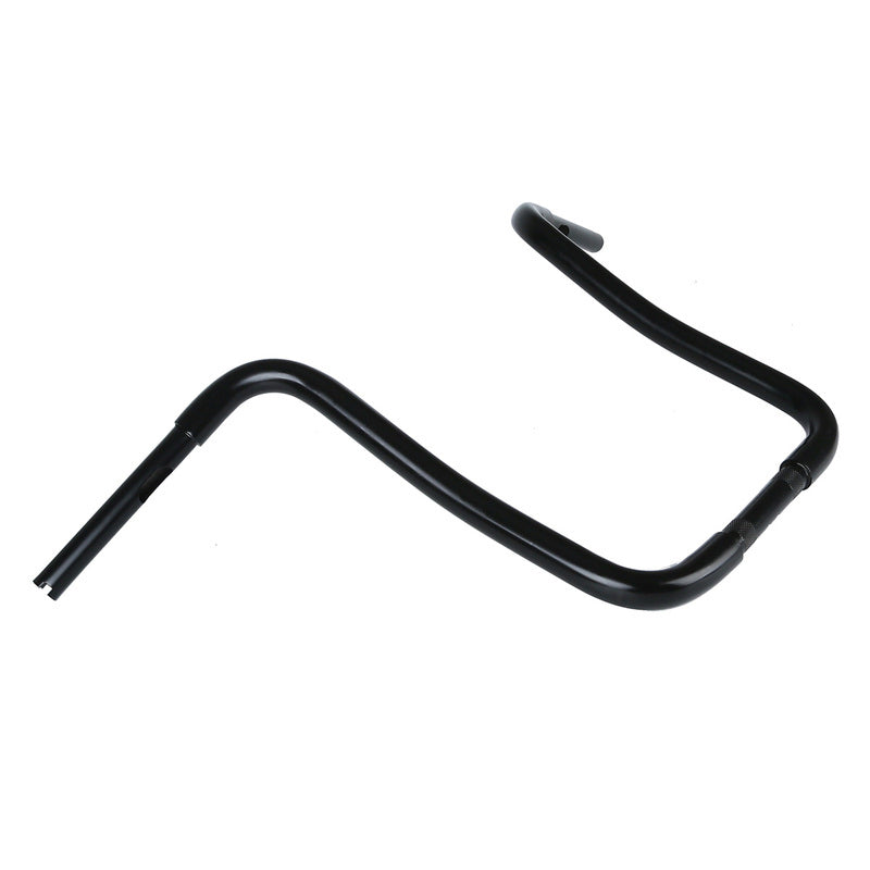 Attitude Inc ATT-XF161030-02-B-14 Beefy Ape Handlebar Black Powder Coat 14 in. Rise 1-1/4 in For Harley Sporster ,Softail Custom Each