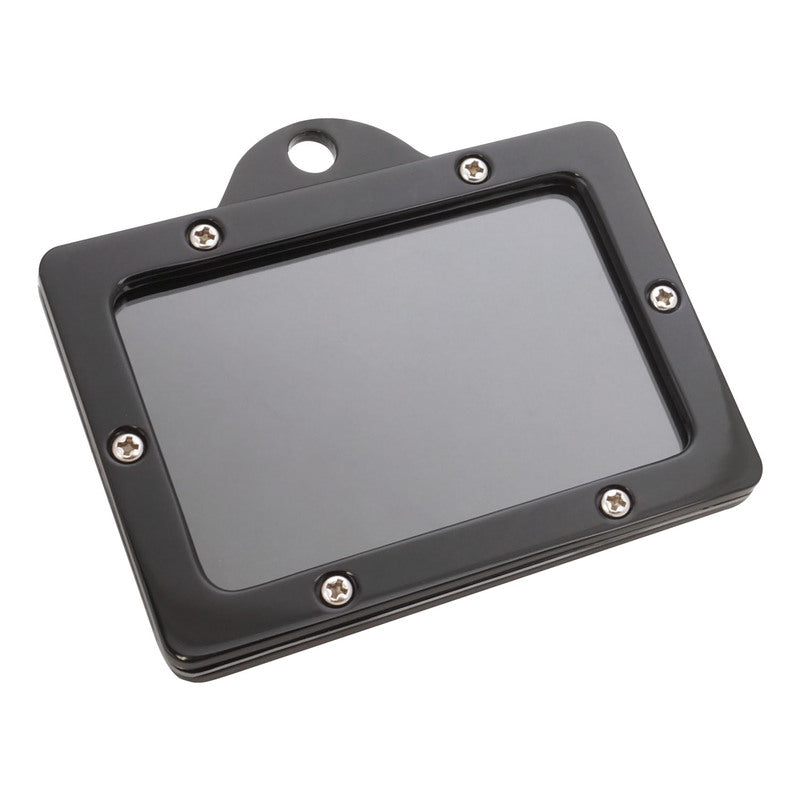 Attitude Inc ATT-REG001-BLK Universal Billet Registration Label Holder Black for Harley Boats Caravans Each