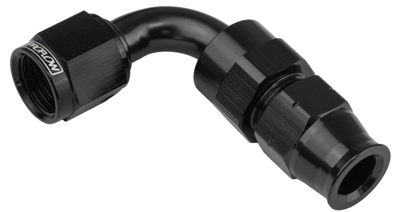 Proflow PFE113-12BK 3/4in. Tube 90 Degree To Female -12AN Hose End Tube Adaptor Black