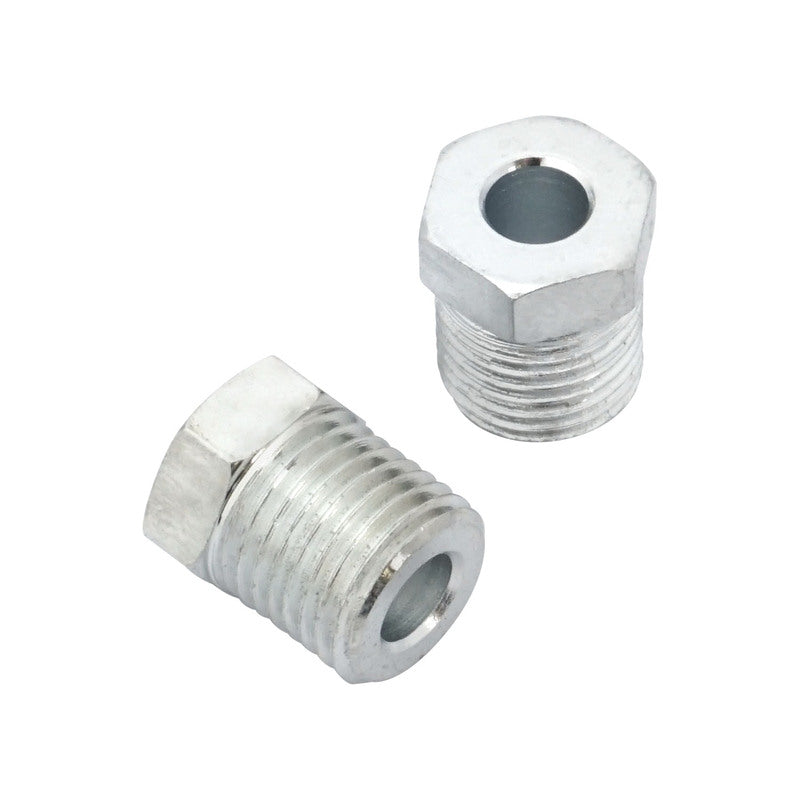Proflow PFE363-14 Brake Hard Line Tube Nut 1/2in. x 20 Steel for 1/4 pipe Qty 2
