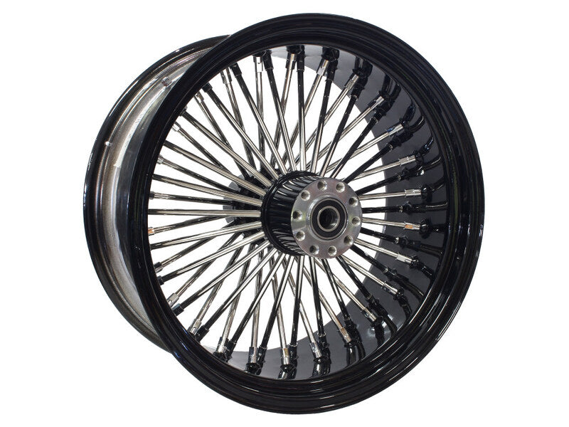 Attitude Inc ATT-39-519 Wheel Rear MaxSpoke Black/Chrome Spoke For Harley-Davidson 16 x 3.5 in 25mm Axle Each