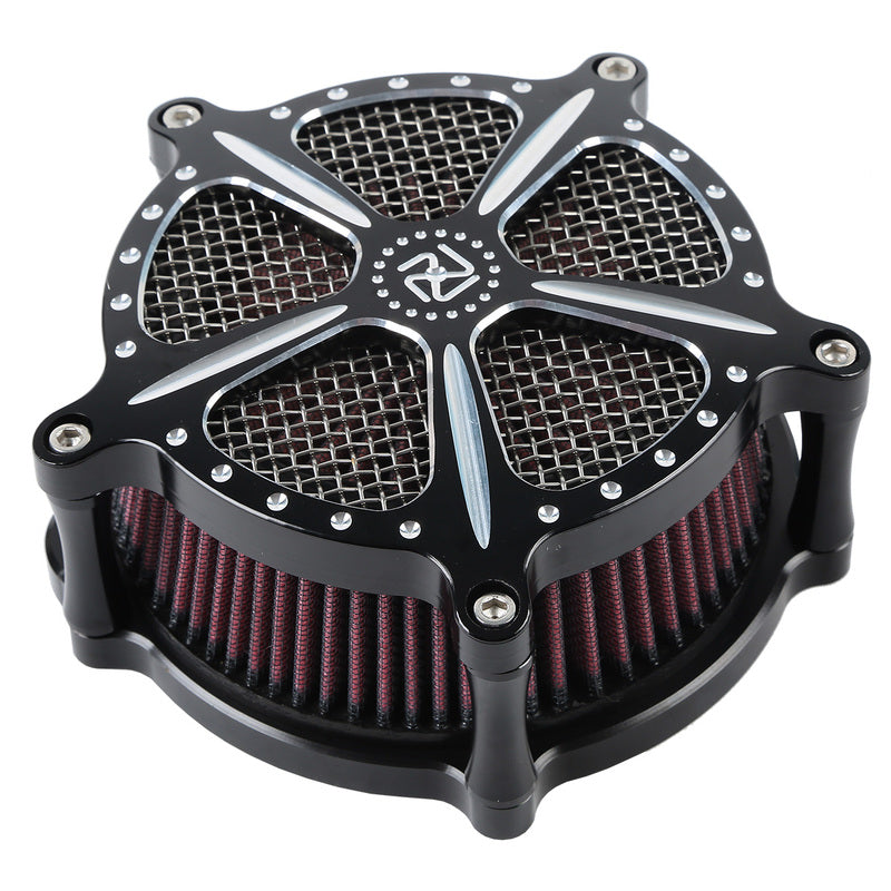 Attitude Inc ATT-XF290686 Air Filter Assembly ,Billet Aluminium Black Carby & EFI For Harley Sportster ,Kit