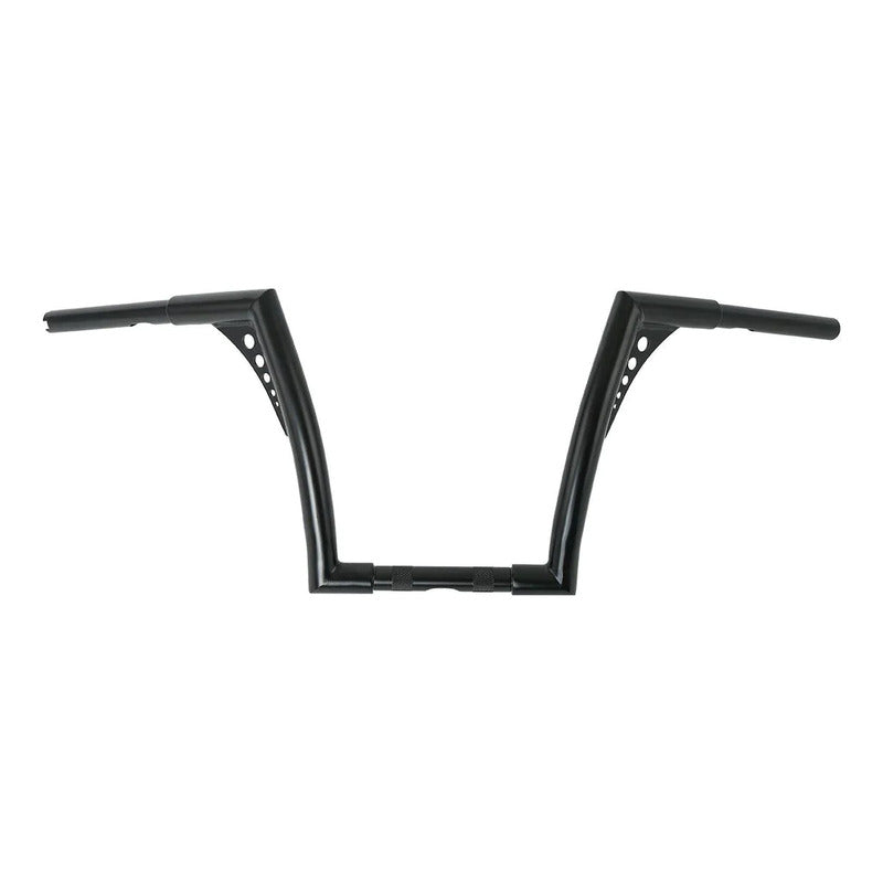 Attitude Inc ATT-XF161006-B-12 Bonanza Handlebar Black Powder Coat 12 Inc 1-1/4 in. Ape Hangers For Harley Softail Sportster Fat Boy Dyna