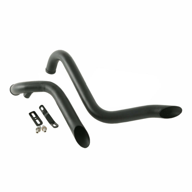 Attitude Inc ATT-XF2906C68-B Exhaust Headers Black Drag Pipes 1 3/4 inc suit Harley Touring Sportster Dyna Softail kit