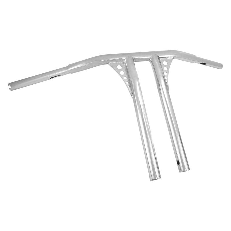 Attitude Inc ATT-XF1610145-E-16 T Factor HandleBar 1-1/4 in. T-Bars 16" Rise Chrome For Harley Dyna Softail Sportster Fat Bob Custom