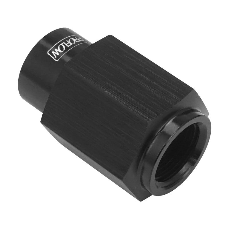 Proflow PFE147-02BK Fuel Pressure Gauge Adaptor Fitting Suits GM LS Engines AN4 Female to 1/8'' NPT Black Each