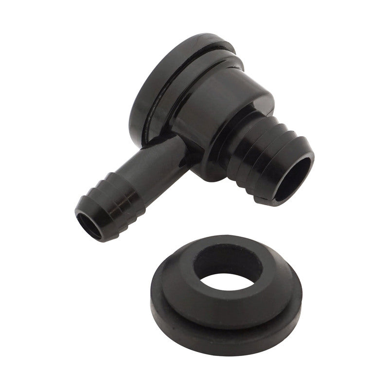 Proflow PFE350-P Brake Booster Check Valve Black Plastic 3/8in. Hose Barb Includes Grommet Each