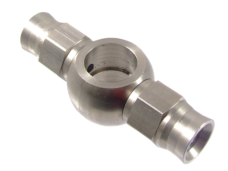 Proflow PFE215-03-12 Stainless Steel Double Hose Banjo Hose End 7/16 12mm For -03AN PTFE Hose