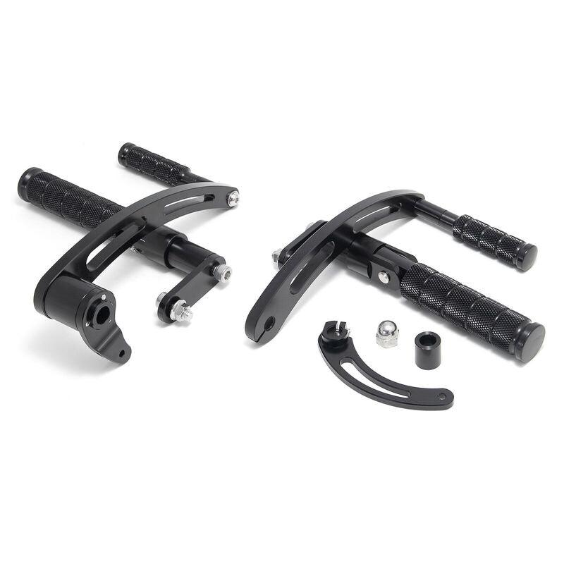 Attitude Inc ATT-RSHD-FLH97BK Billet Forward Control kit Black 4 in Forward For Harley-Davidson Street Glide 1997-2008 Kit
