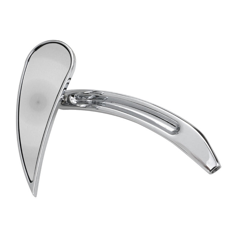Attitude Inc ATT-MR9005-NCL Rear View Mirror For Arlen Ness Style Teardrop for Harley Custom Chrome Left Side Each