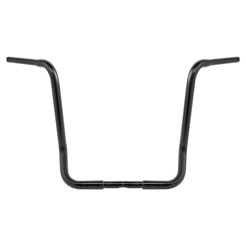 Attitude Inc ATT-XF161054-B-17 Wide Ape Pullback Handlebar Black Powder Coat 17 in. Rise 1-1/4 in For Harley Sporster ,Softail Custom Each