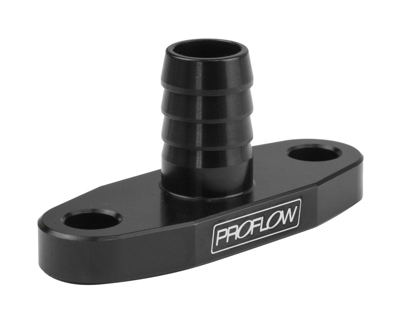 Proflow PFE678BK Adapter Turbo Oil Drain 52mm T3/T4 Aluminium Adaptor 5/8in. Barb Black