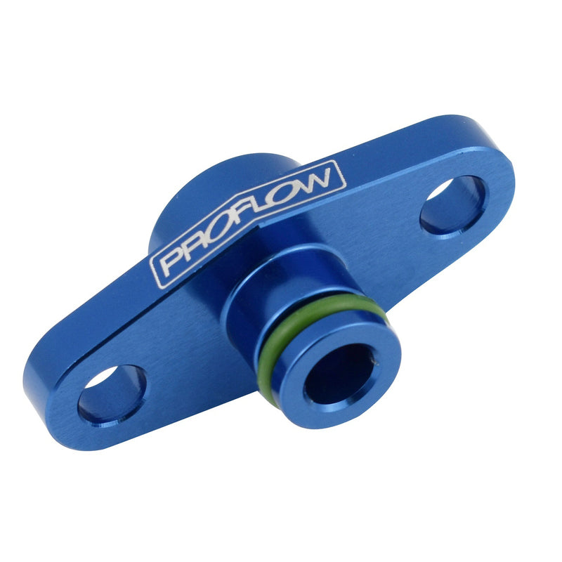 Proflow PFE682-18 Fuel Rail Adaptor Fitting Aluminium 11mm To Female 1/8 NPT suit For Nissan / For Subaru / For Mazda