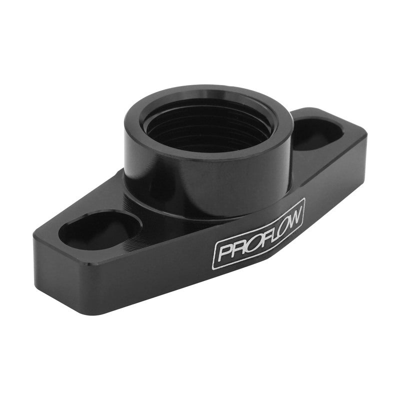 Proflow PFE675BK Adapter Turbo Oil Drain 38-44mm GT Aluminium Adaptor -08AN Female Black