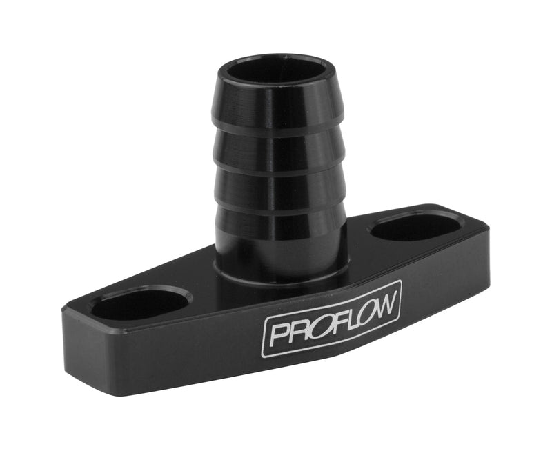 Proflow PFE677BK Adapter Turbo Oil Drain 38-44mm Gt Aluminium Adaptor 5/8in. Barb Black
