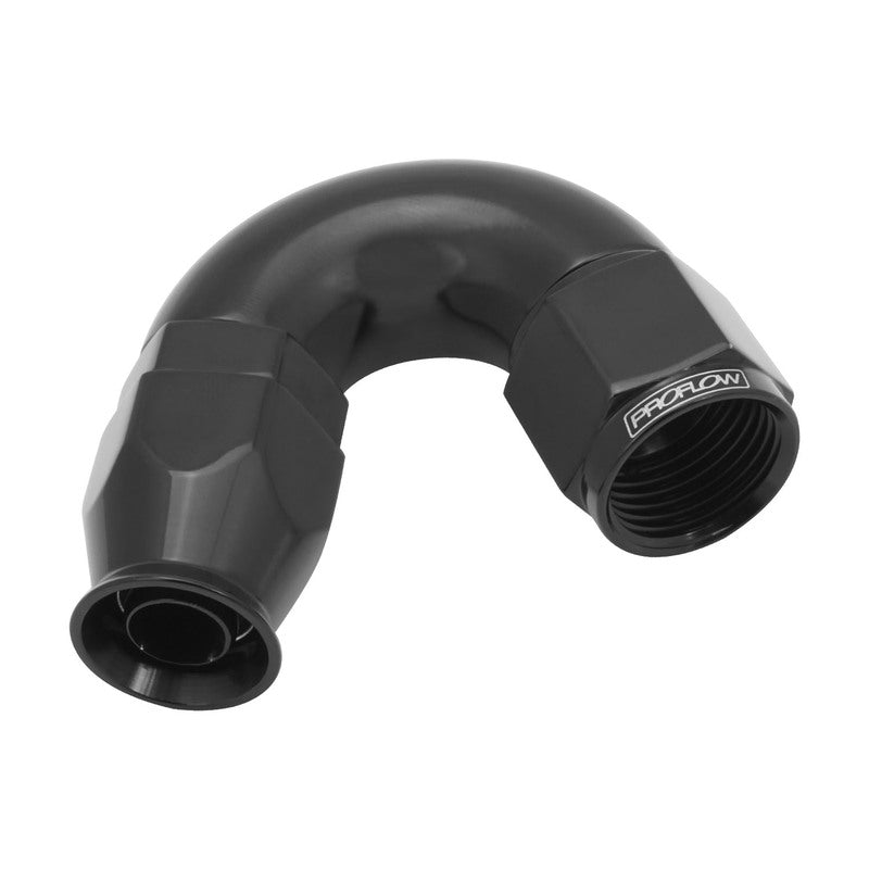 Proflow PFE575-04BK 150 Degree Fitting Hose End AN4 Suit PTFE Hose Black
