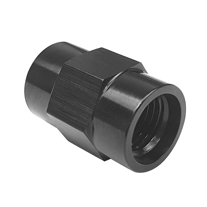 Proflow PFE698-04 Fuel Pressure Gauge Adapter Suits GM LS2/LS3 Fuel Rail Schrader Valve Female AN4 to 1/8'' NPT Aluminium Black