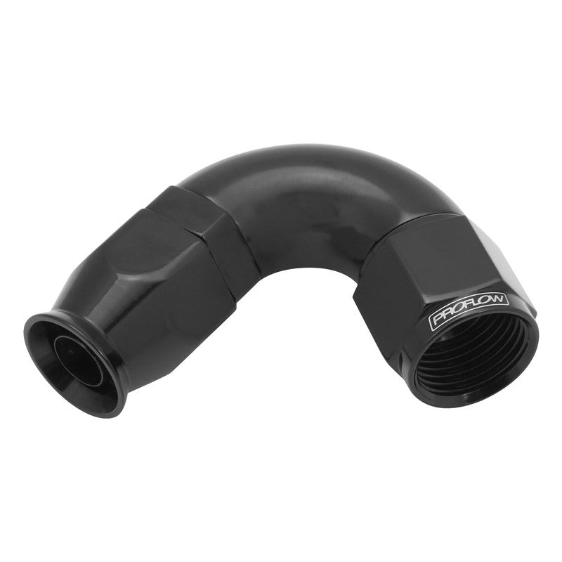 Proflow PFE574-10BK 120 Degree Fitting Hose End AN10 Suit PTFE Hose Black