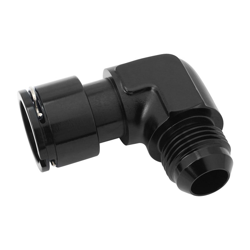 Proflow PFE895-01 Water Line Fitting Suit GM LSA Supercharger Clip-On Female to AN10 Male 90 Deg