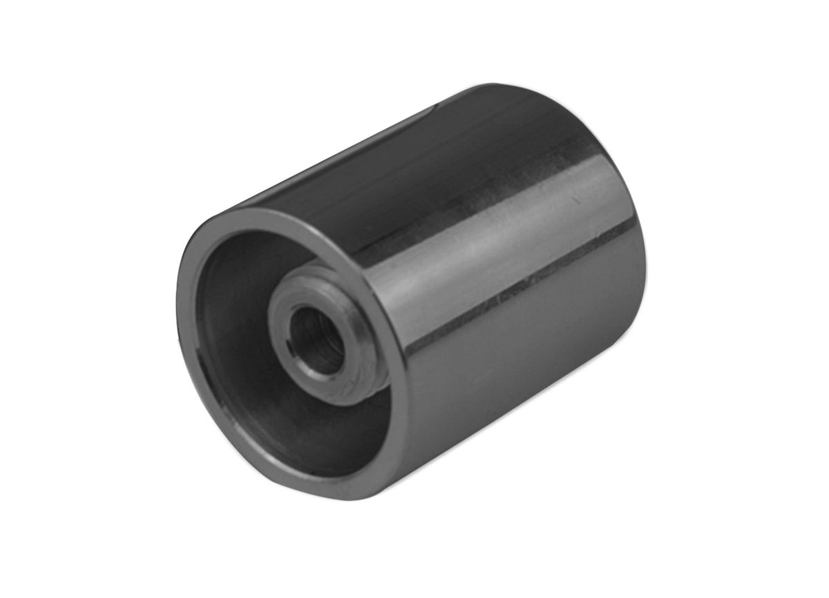 Proflow PFEAC119-02BK Hose End Air Conditioning 304 Stainless Black Charge Port Cap Large