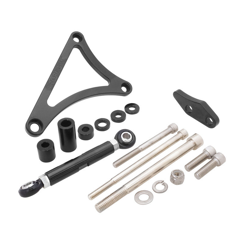 Proflow PFEABWIND02BK Alternator Bracket For Ford V8 Windsor 302W Drivers Side Mid Mount Suits L/H Inlet Water Pump Black Anodised