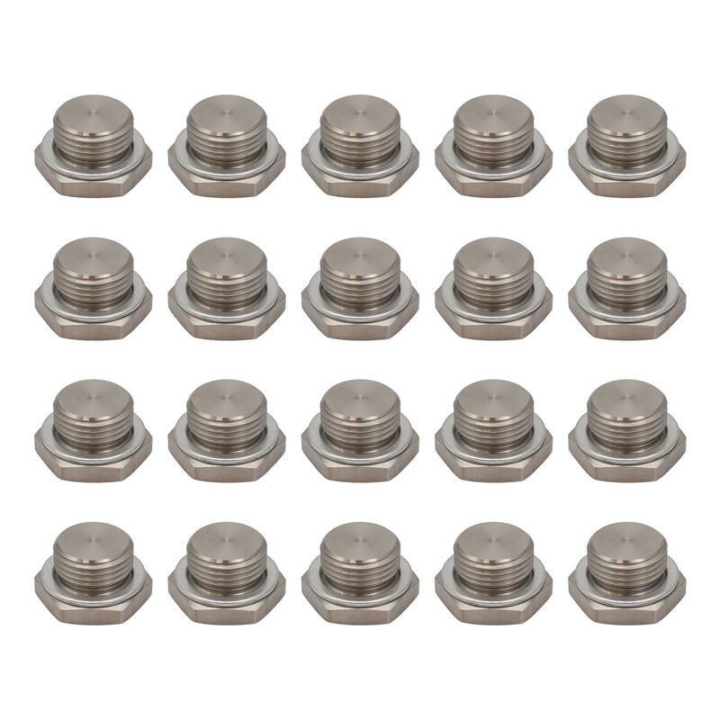 Proflow PFE992-20 Fitting Oxy Sensor Bung Stainless Steel M18x1.5 Bulk Pack 20pc