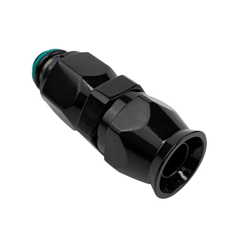 Proflow PFEAC101-10BK Hose End Air Conditioning 304 Stainless Straight Female O-Ring Pilot -10 Black