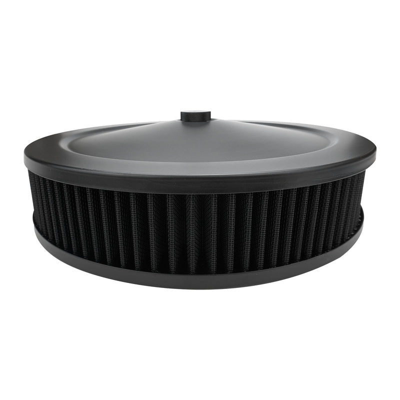 Proflow PFEAF-6350127BKK-R Air Filter Assembly Round 14in. x 5in Black Recessed Base Each
