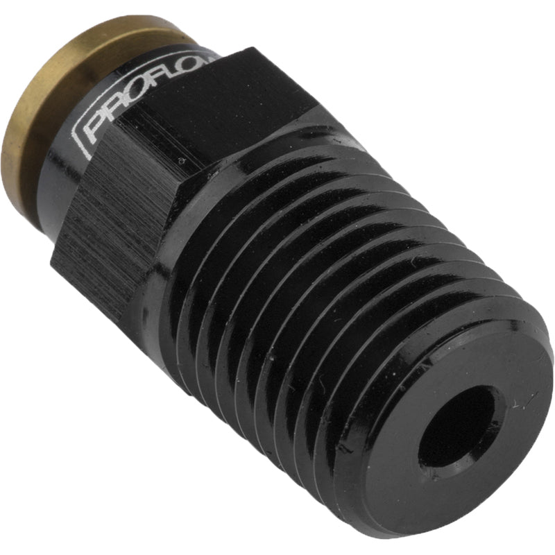 Proflow PFE851-03BK Fitting Push To Connect Nylon Tube Straight 1/4in. Nylon Tube To 1/8in. NPT Black