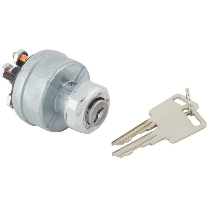 Proflow PFEBT-410BK Universal Ignition Switch Stainless Bezel 3-Way GM Style Set