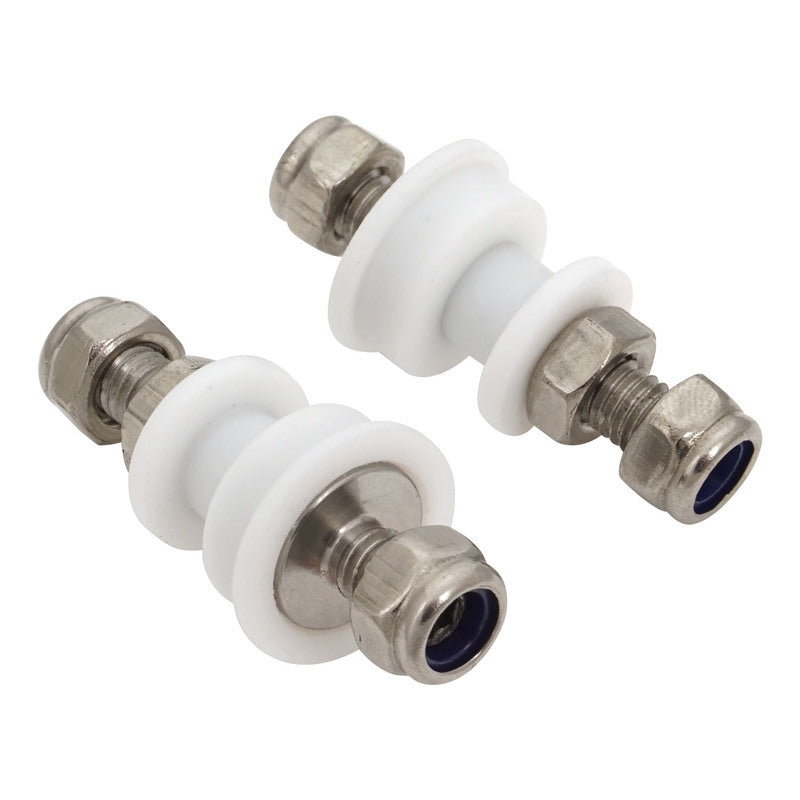 Proflow PFEBT-0105 Electrical Bulkhead Connectors High Current Stainless Steel PTFE 25A Max Pair