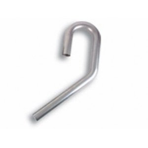 Proflow PFEAL-UJ250180 Exhaust Tubing U-J Mandrel Bend 2.50 in. Diameter 45/180 Degrees Aluminium 5.0 in. Bend Radius