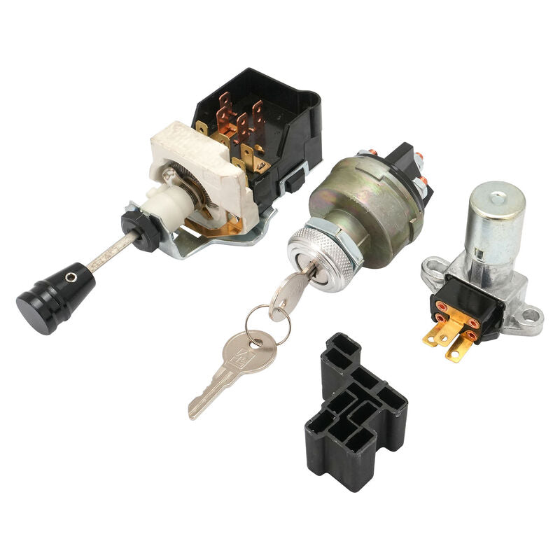 Proflow PFEBT-420BK Universal Ignition Switch Kit Headlight Switch and 3 way Ignition Start Kit