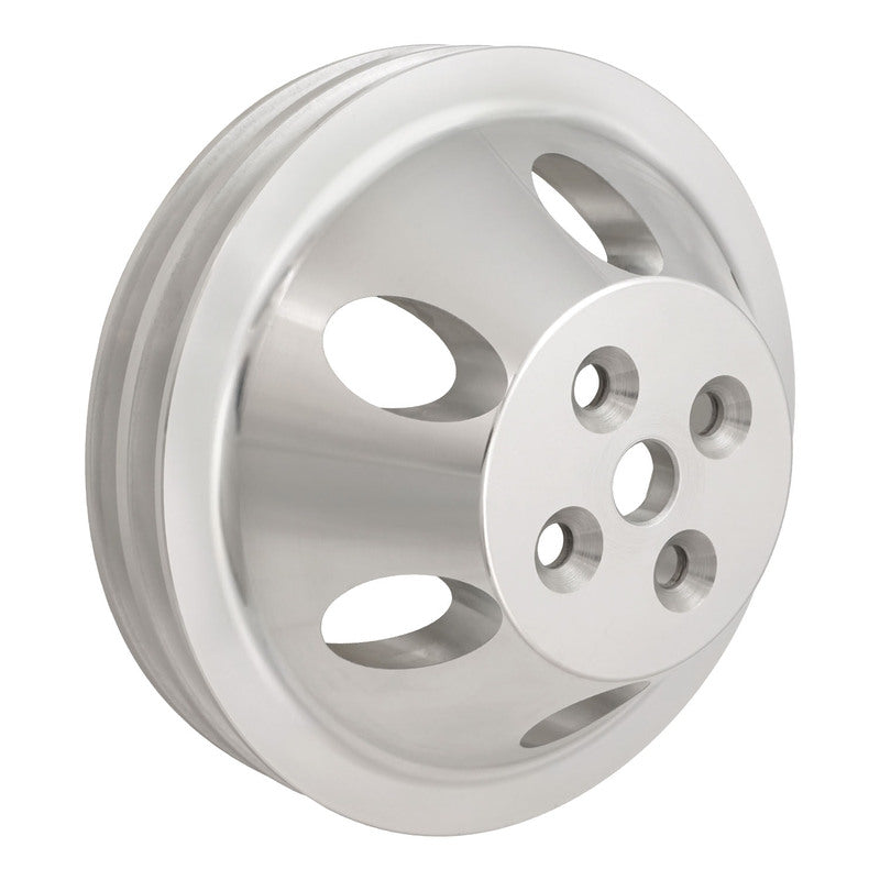 Proflow PFEP8852P Pulley V-Belt Water Pump SB Chev Short Water Pump 2-Groove Polished Aluminium