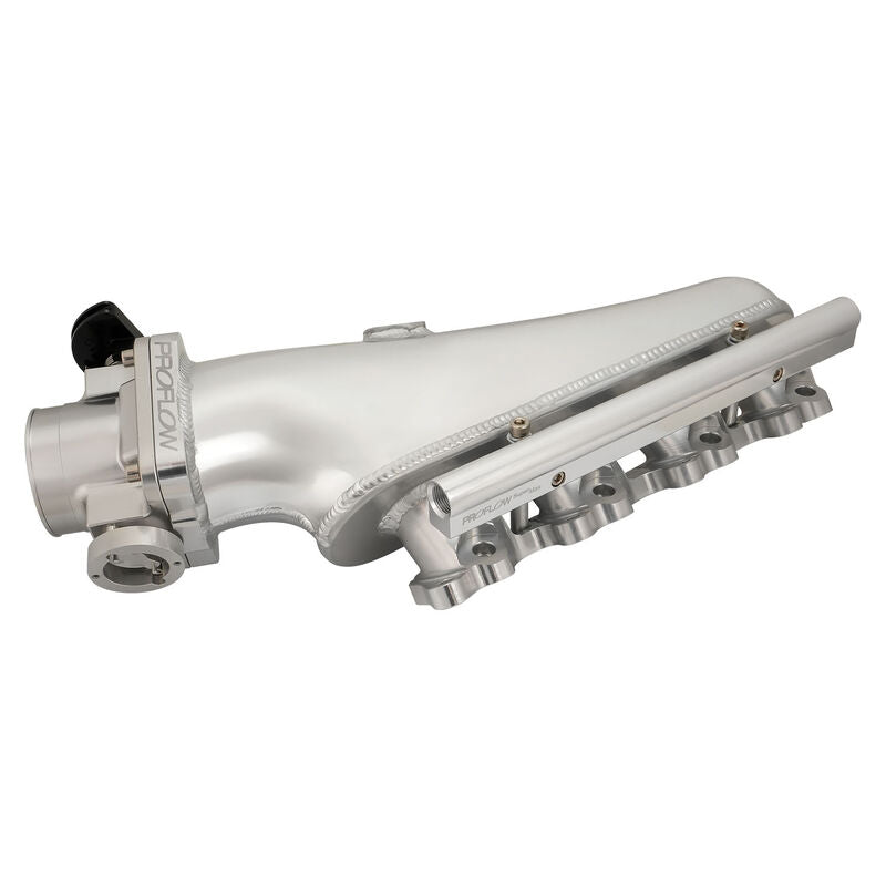 Proflow PFEM67522 Intake Manifold Kit For Nissan SR20 S13 Fabricated Aluminium Polished 76mm Throttle Body Fuel Rail Kit