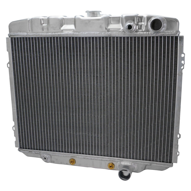 Proflow PFERDFD0776-PORTS Radiator OEM Style Performance Aluminium Upgrade For Ford Falcon/Fairlane GT Style ZC ZD - XW XY Windsor 3/8'' & 1/4'' NPT Ports