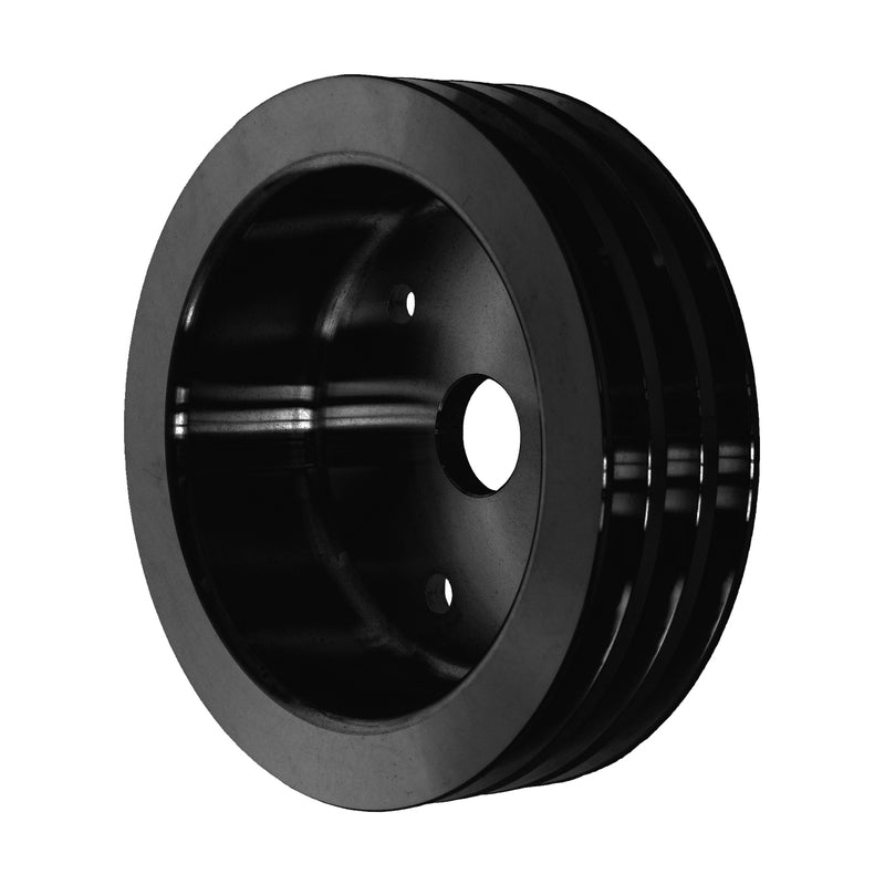 Proflow PFEP8849BK Pulley V-Belt Crankshaft BB Chev Short Water Pump 3-Groove Black Aluminium