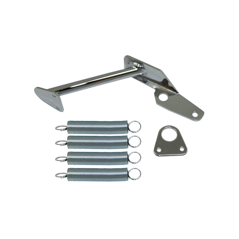 Proflow PFE-R6056 Throttle Return Spring Bracket Kit Holley Style with Hardware (Chrome Steel) Kit