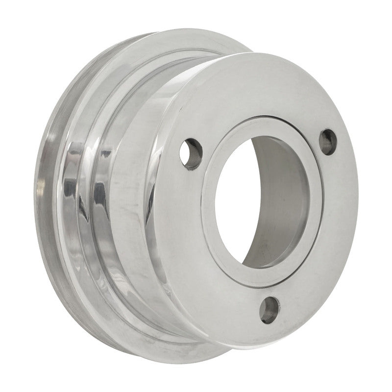 Proflow PFEP8826 Billet Pulley V-Belt Crankshaft For Ford SB For Ford Windsor 3 Bolt 1-Groove With Removeable Balancer Spigot Anodised Aluminium