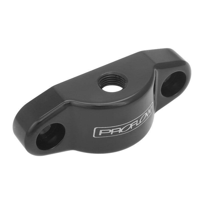 Proflow PFEOCB-LS Oil Cooler Bypass Plate Suits LS Engines 1/8'' NPT Port Billet Aluminum Black