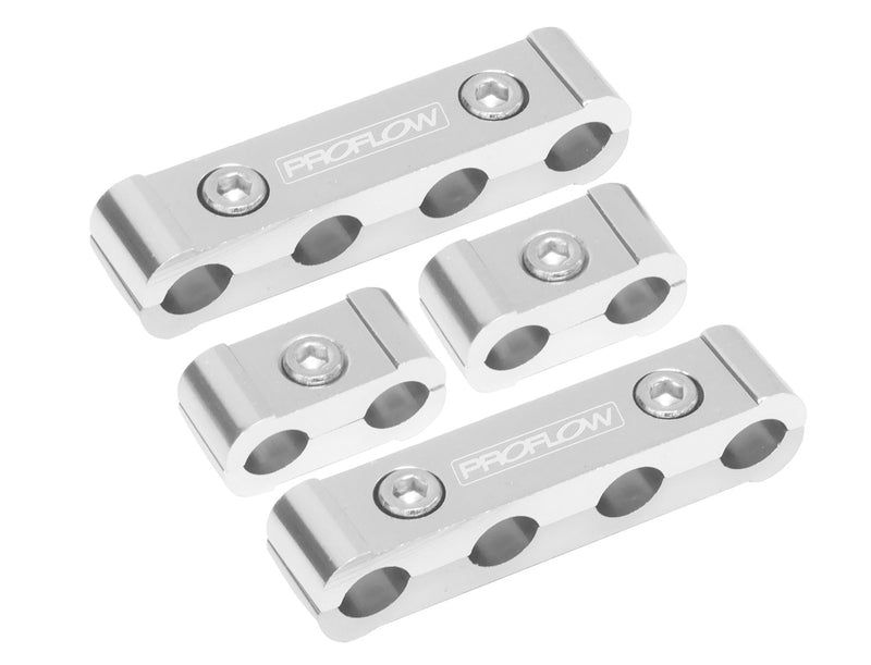 Proflow PFEIGN10S Billet Aluminium Ignition Lead Wire Looms Silver Suit 10mm Leads