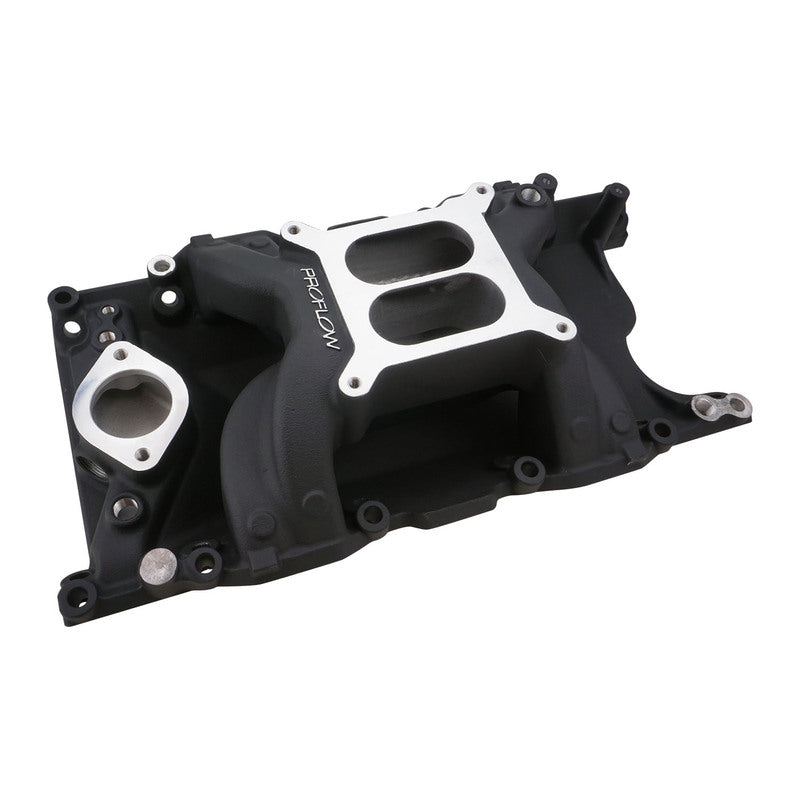 Proflow PFEM7576-BK Intake Manifold AirMax Aluminium Black Square Bore SB For Chrysler