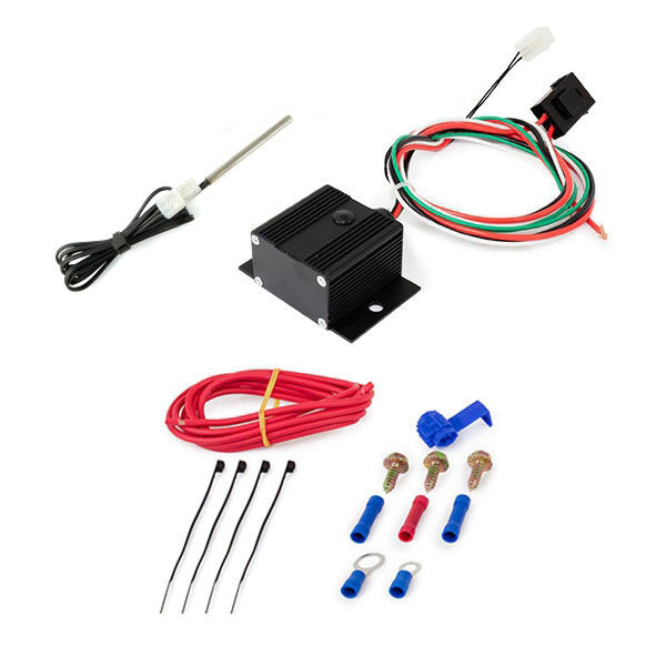 Proflow PFE-HC7111BK Adjustable Electric Fan Controller Wiring Harness Kit Probe Thermostat 150-240 Degree F Black