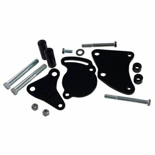 Proflow PFE-R3727BK Power Steering Steel Bracket Kit Fits Saginaw Type II Pump SB Chev Short Water Pump Black